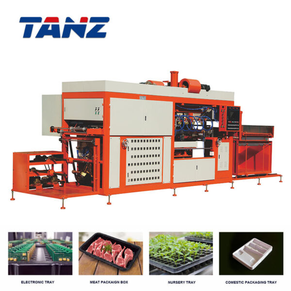 mesin thermoforming penggerak servo tz-1220f