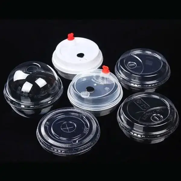 Plastic cup lid