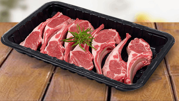 Caja para envasar carne