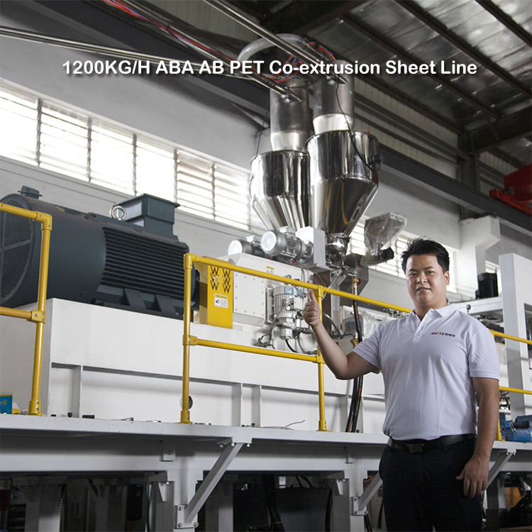 ABA PET co-extrusion sheet production line