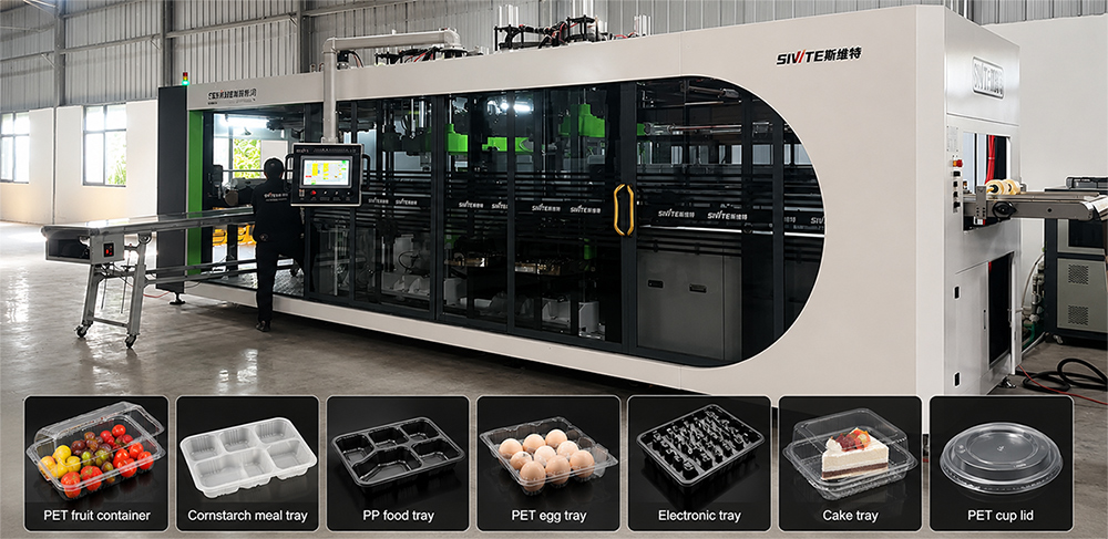 swt-7565 premium thermoforming machine