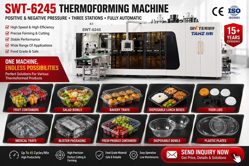 Application of SWT-6245 thermoforming machine